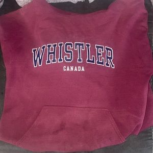Large whistler sweatshirt